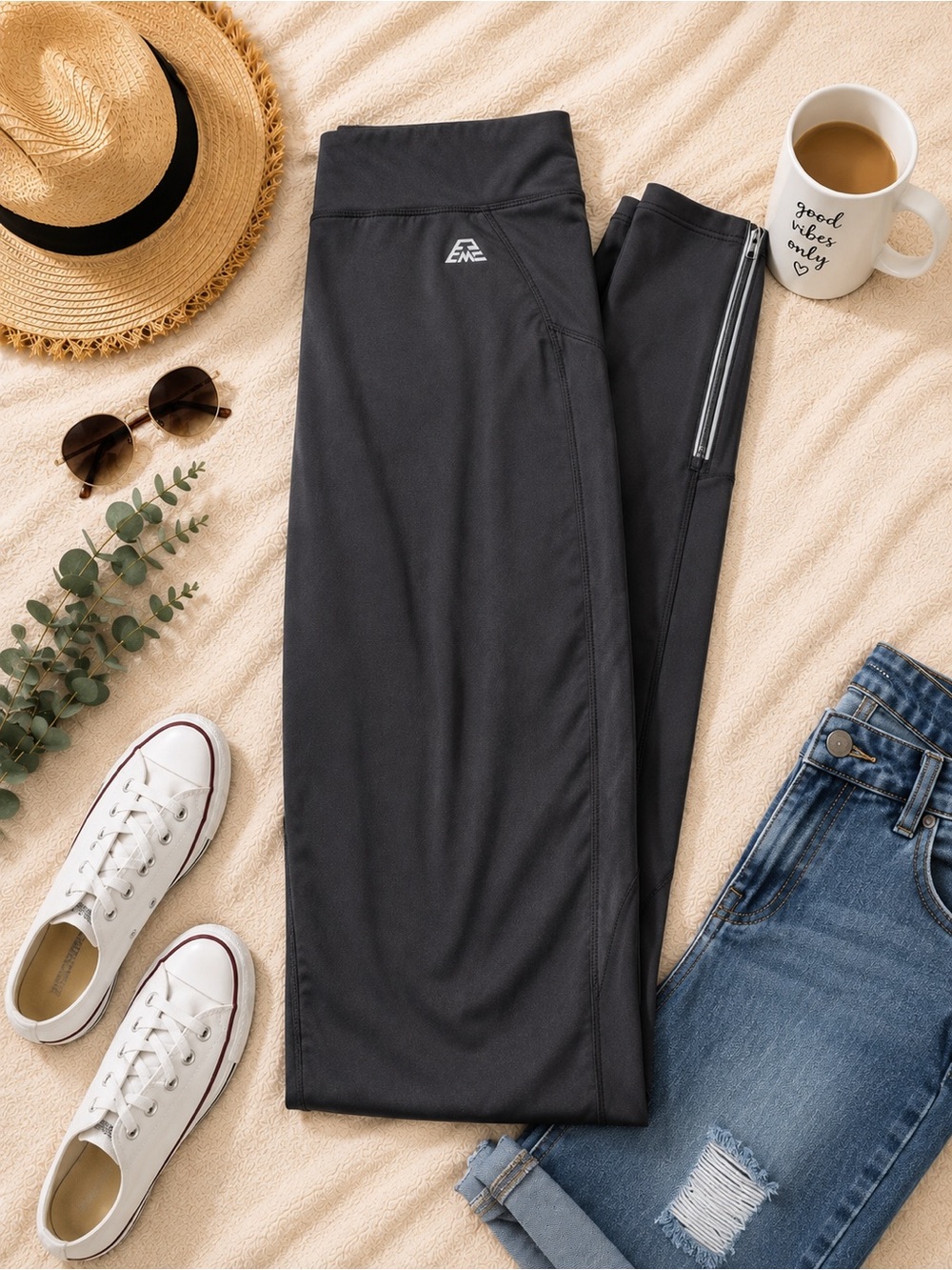 Dark Grey EMS Athletic Leggings